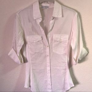 James Perse white Shirt with buttons